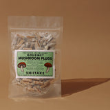 gourmet shiitake mushroom plugs - growing shiitake mushrooms at home